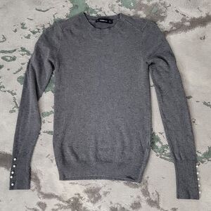 Zara Gray Womens Sweater